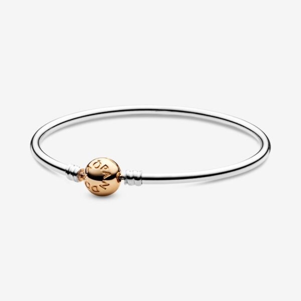 Pandora two-tone bangle